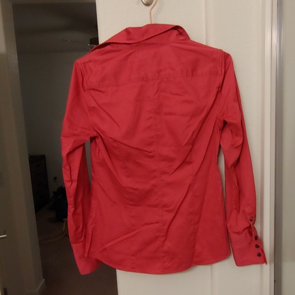 Banana Republic Coral Button Down - Picture 2 of 3
